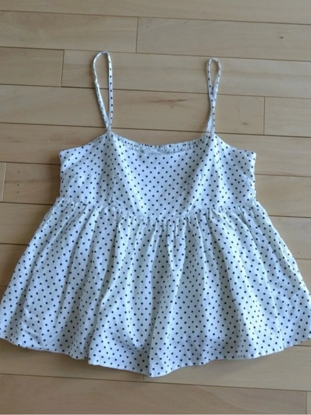 Kate Spade x Target mini polka dot linen baby doll tank with matching shorts